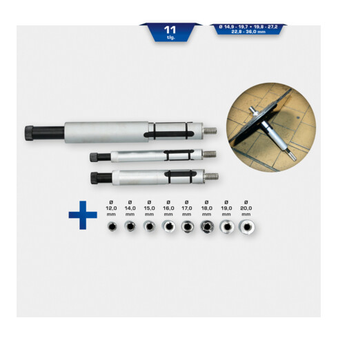Brilliant Tools Universal-Kupplungszentrierwerkzeug-Satz, 11-tlg