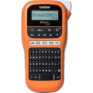 Brother Beschriftungsgerät P-touch E110, QWERTZ-Tastatur, mit 12 mm Schriftband Brother Beschriftungsgerät P-touch E110, QWERTZ-Tastatur, mit 12 mm Schriftband
