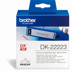 Brother Endlos-Etikett, DK-22223, 50mm x 30,48m, Papier weiß Brother Endlos-Etikett, DK-22223, 50mm x 30,48m, Papier weiß