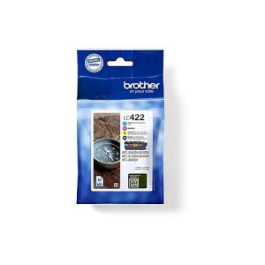Brother LC422 Multipack – 4er-Pack – Schwarz, Gelb, Cyan, Magenta – original – Tintenpatrone