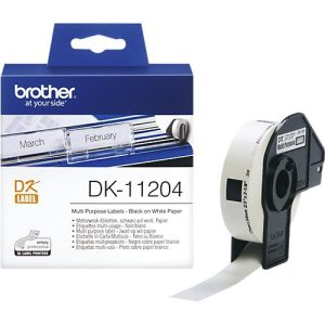 BROTHER Mehrzweck-Etiketten DK-11204, 17×54 mm, 400 Stück BROTHER Mehrzweck-Etiketten DK-11204, 17×54 mm, 400 Stück