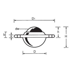 BS Kugelrolle D.29,5mm Stahlkugel STA verz.