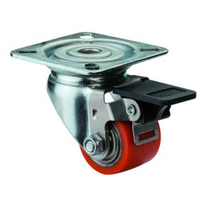 BS Rollen Kompaktrolle A620.C10.050 Lenkrolle mit Feststeller, Raddurchmesser 50 mm, BS Rollen Kompaktrolle A620.C10.050 Lenkrolle mit Feststeller, Raddurchmesser 50 mm,
