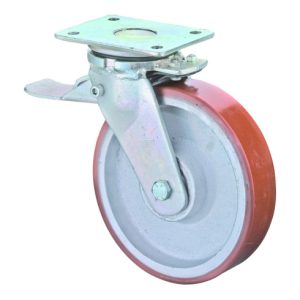 BS Rollen Schwerlastrolle RR120.C10.101 Lenkrolle mit Rad-/Totalfeststeller, Raddurchmesser 100 mm, BS Rollen Schwerlastrolle RR120.C10.101 Lenkrolle mit Rad-/Totalfeststeller, Raddurchmesser 100 mm,