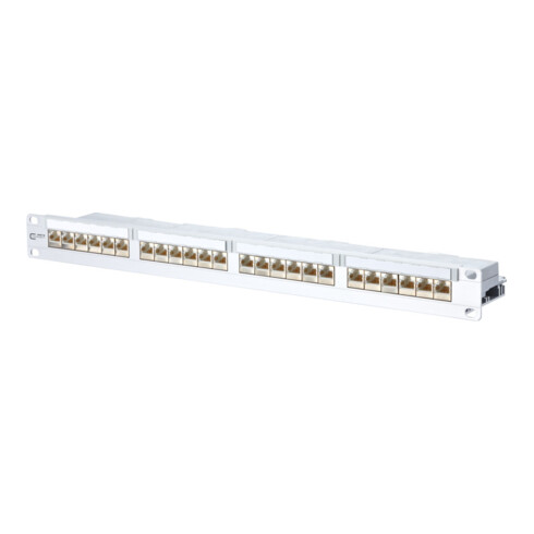 BTR NETCOM 24-Port Panel E-DAT C6 1HE Alu modular LSA TN MP24 mod