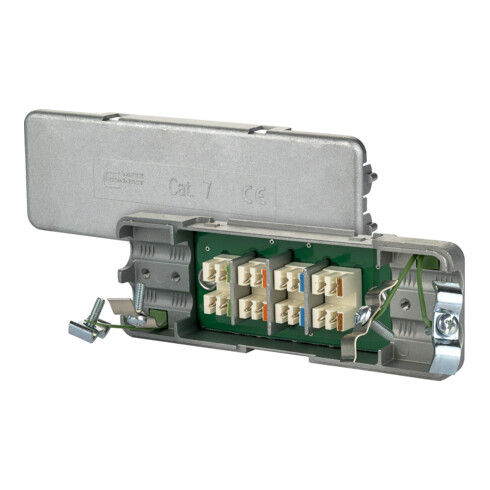 BTR NETCOM Kabelverbinder Cat.7 Metallgehäuse 130863-E