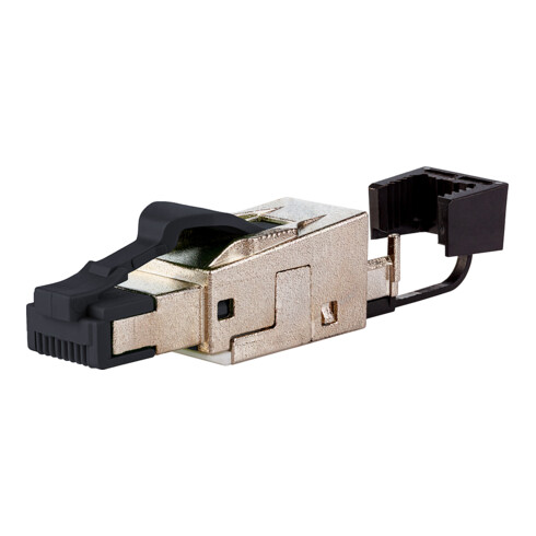 BTR NETCOM RJ45 Stecker Cat.6A Kabelzuführ.180 Grad 130E405032-E