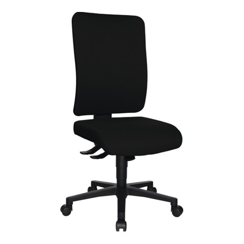 Bürodrehstuhl m.Synchrontechnik schwarz 450-550mm o.Armlehnen Trgf.110kg TOPSTAR