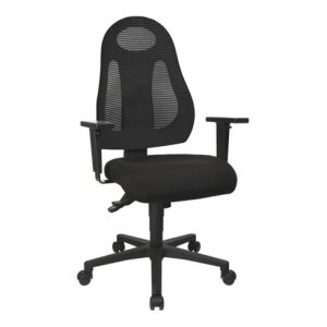Bürodrehstuhl m.Synchrontechnik schwarz/schwarz 420-530mm o.Armlehnen TOPSTAR Bürodrehstuhl m.Synchrontechnik schwarz/schwarz 420-530mm o.Armlehnen TOPSTAR