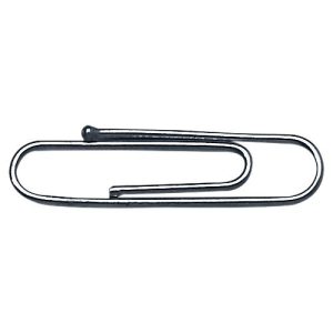 Büroklammern, mit Kugelspitze, verzinkt, 1000 Stück, Länge 24 mm Büroklammern, mit Kugelspitze, verzinkt, 1000 Stück, Länge 24 mm