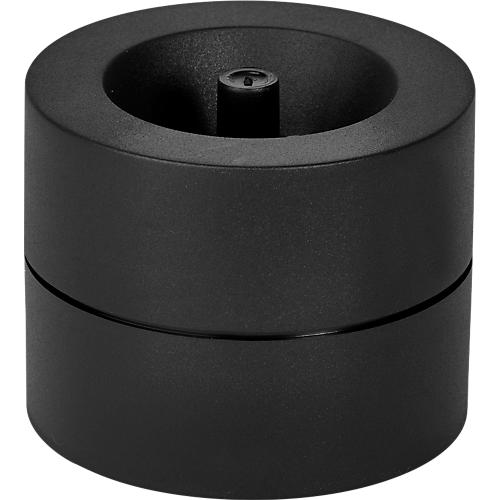 Büroklammernspender MAUL MAULpro Recycling, magnetisch, inkl. 15 Klammern, Ø 73 x H 60 mm, 90 % Recycling-Kunststoff, schwarz