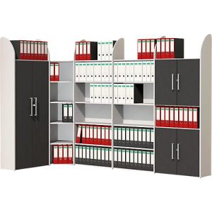 Büroregal Dante®, Regalfeld, H 2250 x B 800 mm, ohne Rückwand, weiß Büroregal Dante®, Regalfeld, H 2250 x B 800 mm, ohne Rückwand, weiß