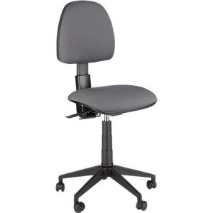 Bürostuhl Saloon, ohne Armlehnen, mit Kantenschutz, höhenverstellbar, anthrazit Bürostuhl Saloon, ohne Armlehnen, mit Kantenschutz, höhenverstellbar, anthrazit