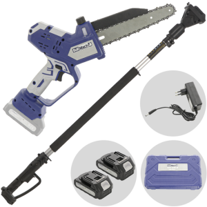 BullMach AION 20 – Hochentaster – Akku-Astkettensäge + Teleskopschaft 130-200 cm – 2x21V 2Ah BullMach AION 20 – Hochentaster – Akku-Astkettensäge + Teleskopschaft 130-200 cm – 2x21V 2Ah