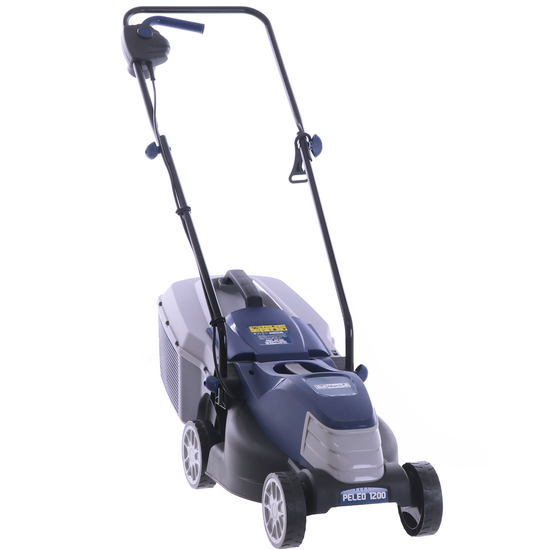 BullMach PELEO 1200 - Elektro Rasenmäher - 1200 W - Schnittbreite 32 cm