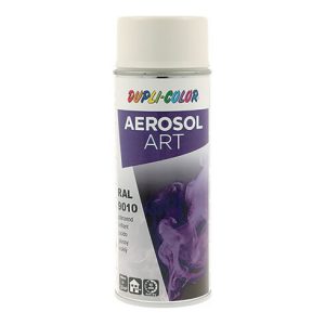 Buntlackspray AEROSOL Art reinweiss glänzend RAL 9010 400 ml Spraydose Buntlackspray AEROSOL Art reinweiss glänzend RAL 9010 400 ml Spraydose
