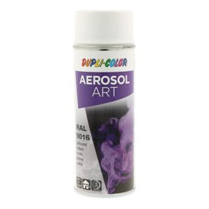 Buntlackspray AEROSOL Art verkehrsweiß glänzend RAL 9016 400 ml Spraydose Buntlackspray AEROSOL Art verkehrsweiß glänzend RAL 9016 400 ml Spraydose