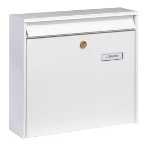 Burg-Wächter Briefkasten Potsdam H.322mm B.362mm T.100mm weiß STA DIN C4 Burg-Wächter Briefkasten Potsdam H.322mm B.362mm T.100mm weiß STA DIN C4