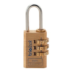 Burg-Wächter Zahlen-Vorhangschl. Combi Lock 80 Schlosskörper-B.30mm MS Zahlenroll. 3