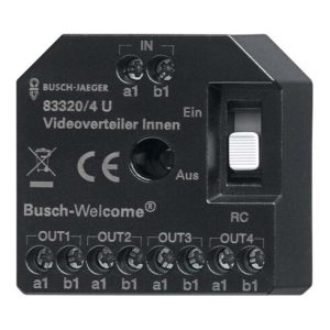 Busch-Jaeger Aktiv Videoverteiler innen UP 83320/4 U Busch-Jaeger Aktiv Videoverteiler innen UP 83320/4 U