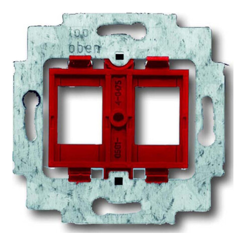 Busch-Jaeger Tragring f.Modular-Jack roter Sockel 1812