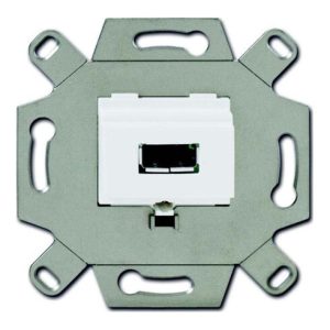 Busch-Jaeger USB-Anschlussdose alpinweiß 0261/12