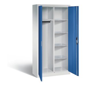 C+P Akten-/Garderobenschrank Acurado, H1950xB930xT400mm, Front Enzianblau, Korpus Lichtgrau (8920-312) C+P Akten-/Garderobenschrank Acurado, H1950xB930xT400mm, Front Enzianblau, Korpus Lichtgrau (8920-312)