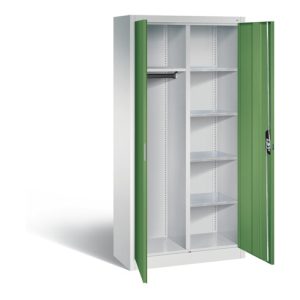 C+P Akten-/Garderobenschrank Acurado, H1950xB930xT400mm, Front Resedagrün, Korpus Lichtgrau (8920-312) C+P Akten-/Garderobenschrank Acurado, H1950xB930xT400mm, Front Resedagrün, Korpus Lichtgrau (8920-312)