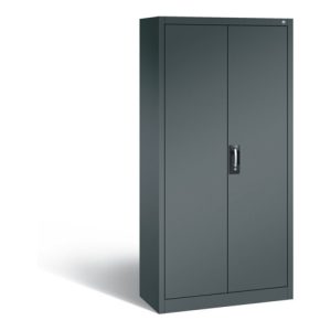 C+P Akten-/Garderobenschrank Acurado, H1950xB930xT400mm, Front Anthrazitgrau, Korpus Anthrazitgrau (8920-312)