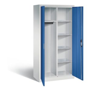 C+P Akten-/Garderobenschrank Acurado, H1950xB930xT500mm, Front Enzianblau, Korpus Lichtgrau (8921-312) C+P Akten-/Garderobenschrank Acurado, H1950xB930xT500mm, Front Enzianblau, Korpus Lichtgrau (8921-312)