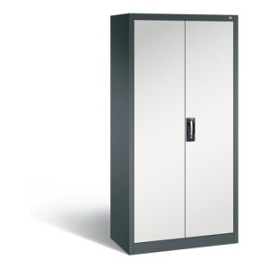 C+P Akten-/Garderobenschrank Acurado, H1950xB930xT500mm, Front Lichtgrau, Korpus Anthrazitgrau (8921-312) C+P Akten-/Garderobenschrank Acurado, H1950xB930xT500mm, Front Lichtgrau, Korpus Anthrazitgrau (8921-312)