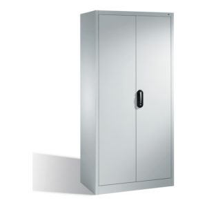 C+P Akten-Garderobenschrank Acurado mit Drehtüren, H1950xB930xT500mm Weißaluminium C+P Akten-Garderobenschrank Acurado mit Drehtüren, H1950xB930xT500mm Weißaluminium