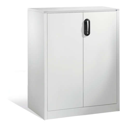 C+P Akten-Sideboard Acurado mit Drehtüren, 3 Ordnerhöhen, H1200xB930xT500mm Front Lichtgrau Korpus Lichtgrau