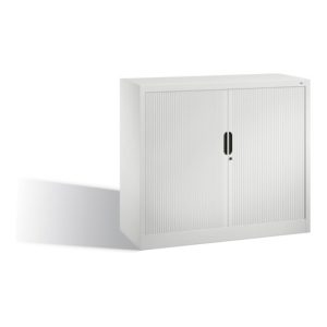 C+P Akten-Sideboard Omnispace mit Rollladen, 2 Ordnerhöhen, H1030xB1200xT420mm Front Lichtgrau Korpus Lichtgrau C+P Akten-Sideboard Omnispace mit Rollladen, 2 Ordnerhöhen, H1030xB1200xT420mm Front Lichtgrau Korpus Lichtgrau