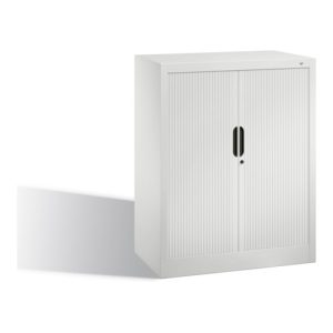 C+P Akten-Sideboard Omnispace mit Rollladen, 2 Ordnerhöhen, H1030xB800xT420mm Front Lichtgrau Korpus Lichtgrau C+P Akten-Sideboard Omnispace mit Rollladen, 2 Ordnerhöhen, H1030xB800xT420mm Front Lichtgrau Korpus Lichtgrau