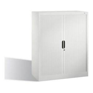 C+P Akten-Sideboard Omnispace mit Rollladen, 3 Ordnerhöhen, H1230xB1000xT420mm Front Lichtgrau Korpus Lichtgrau C+P Akten-Sideboard Omnispace mit Rollladen, 3 Ordnerhöhen, H1230xB1000xT420mm Front Lichtgrau Korpus Lichtgrau