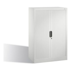 C+P Akten-Sideboard Omnispace mit Rollladen, 3 Ordnerhöhen, H1230xB800xT420mm Front Lichtgrau Korpus Lichtgrau C+P Akten-Sideboard Omnispace mit Rollladen, 3 Ordnerhöhen, H1230xB800xT420mm Front Lichtgrau Korpus Lichtgrau