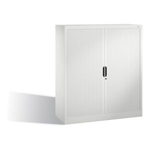 C+P Akten-Sideboard Omnispace mit Rollladen, 3 Ordnerhöhen, H1345xB1200xT420mm Front Lichtgrau Korpus Lichtgrau C+P Akten-Sideboard Omnispace mit Rollladen, 3 Ordnerhöhen, H1345xB1200xT420mm Front Lichtgrau Korpus Lichtgrau