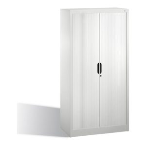C+P Akten-Sideboard Omnispace mit Rollladen, 4 Ordnerhöhen, H1660xB800xT420mm Front Lichtgrau Korpus Lichtgrau C+P Akten-Sideboard Omnispace mit Rollladen, 4 Ordnerhöhen, H1660xB800xT420mm Front Lichtgrau Korpus Lichtgrau