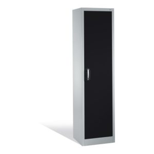 C+P Aktenschrank Acurado mit Drehtür, 5 Ordnerhöhen, H1950xB500xT400mm Front Schwarzgrau Korpus Lichtgrau C+P Aktenschrank Acurado mit Drehtür, 5 Ordnerhöhen, H1950xB500xT400mm Front Schwarzgrau Korpus Lichtgrau