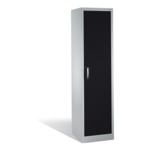 C+P Aktenschrank Acurado mit Drehtür, 5 Ordnerhöhen, H1950xB500xT500mm Front Schwarzgrau Korpus Lichtgrau C+P Aktenschrank Acurado mit Drehtür, 5 Ordnerhöhen, H1950xB500xT500mm Front Schwarzgrau Korpus Lichtgrau