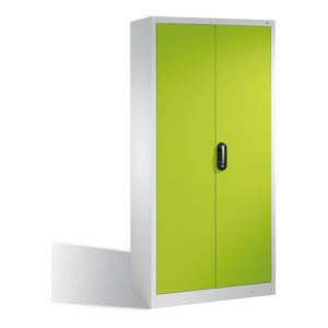 C+P Aktenschrank Acurado mit Drehtüren, 5 Ordnerhöhen, H1950xB930xT400mm Front Viridingrün Korpus Lichtgrau C+P Aktenschrank Acurado mit Drehtüren, 5 Ordnerhöhen, H1950xB930xT400mm Front Viridingrün Korpus Lichtgrau