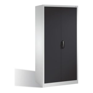 C+P Aktenschrank Acurado mit Drehtüren, 5 Ordnerhöhen, H1950xB930xT600mm Front Schwarzgrau Korpus Lichtgrau C+P Aktenschrank Acurado mit Drehtüren, 5 Ordnerhöhen, H1950xB930xT600mm Front Schwarzgrau Korpus Lichtgrau