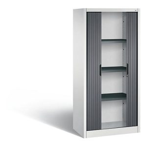 C+P Rollladenschrank Omnispace, H1660B800T420 mm, Lichtgrau/Schwarzgrau C+P Rollladenschrank Omnispace, H1660B800T420 mm, Lichtgrau/Schwarzgrau
