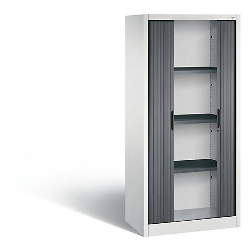 C+P Rollladenschrank Omnispace, H1660B800T420 mm, Lichtgrau/Schwarzgrau