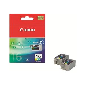 Canon BCI-16 – 2er-Pack – Gelb, Cyan, Magenta – original – Tintenbehälter
