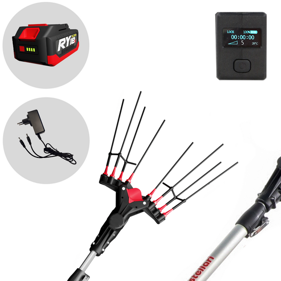 Castellari Vertigo L 18V - Elektrischer Akku-Olivenrüttler 240–330 cm - 18V/5,2Ah