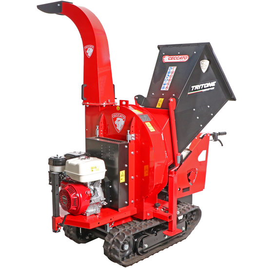 Ceccato Tritone Monster Cingo - Häcksler mit Raupenantrieb - Honda GX390 Motor