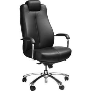 Chefsessel Salo XXL, mit Armlehnen, Wippmechanik, Muldensitz, schwarz/silber Chefsessel Salo XXL, mit Armlehnen, Wippmechanik, Muldensitz, schwarz/silber