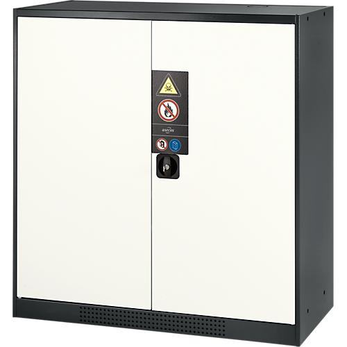 Chemikalienschrank Asecos CS-CLASSIC, Flügeltür, 2 Böden, 1055x520x1105 mm, reinweiß